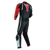 Tuff Gear Motorcycle Cowhide Leather One Piece Racing Suit - Red n Black