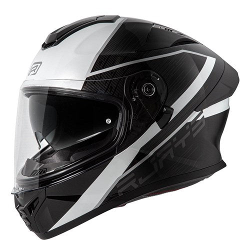 RJAYS APEX IV HELM RAKER BLK/WHT (SM / MD/ LG/ XL)