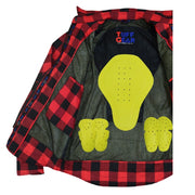 Tuff Gear Motorcycle Kevlar Shirt - Black and Red Video thumbnail