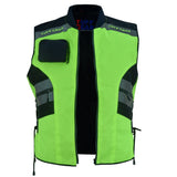 Tuff Gear Motorcycle Safety Fluro Yellow Hi Vis Vest/Jacket