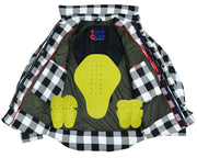 Tuff Gear Motorcycle Kevlar Shirt - Black and White Video thumbnail