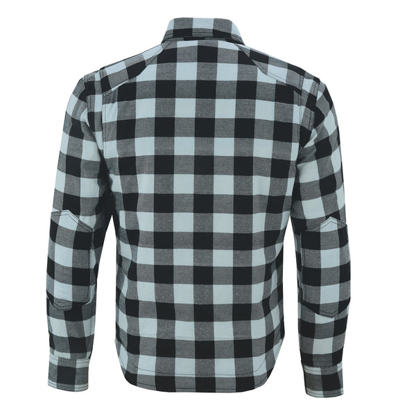 Tuff Gear Motorcycle Kevlar Shirt - Black and White