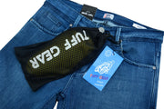 Tuff Gear Motorcycle Premium Straight Fit Blue Jeans Lined with DuPont™ Kevlar® Video thumbnail