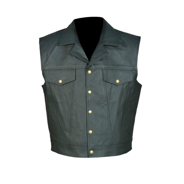 Motorcycle Leather Vest