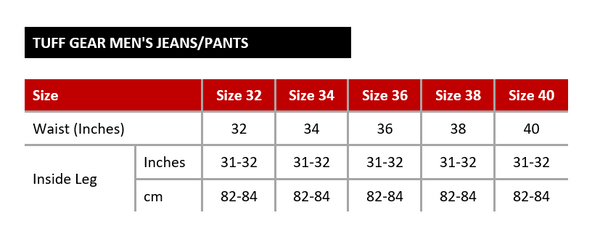 Tuff Gear Motorcycle Premium Straight Fit Blue Jeans Lined with DuPont™ Kevlar®