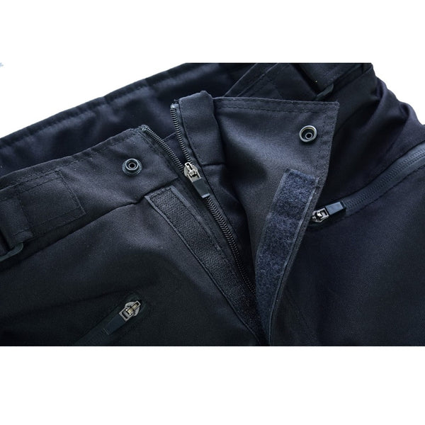 Tuff Gear Motorbike Waterproof Armoured Textile Pants - Adventure (Black)