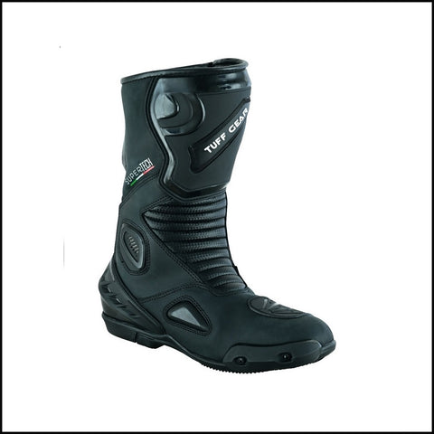 TUFF GEAR LEATHER MOTORCYCLE BOOTS