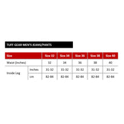 Tuff Gear premium straight fit black jeans size chart Video thumbnail