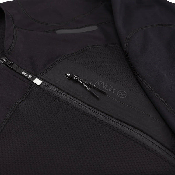 Knox motorcycle shirt hanging loop detail close up