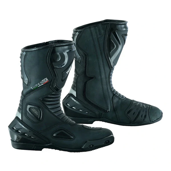 Tuff Gear Motorcycle Waterproof Sport Racing Boots Nexigen Pair Front Three Quarter View