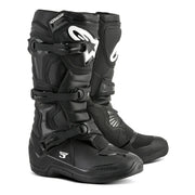 Alpinestars Tech 3 Boots Black Pair Front Three Quarter View Video thumbnail