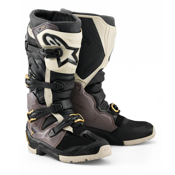 Alpinestars Tech 7 Drystar Enduro Boots Pair Front Three Quarter View