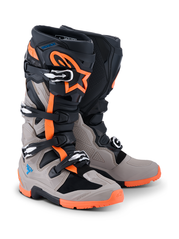 Alpinestars Tech 7 Enduro Boots Orange Fluo front