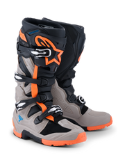 Alpinestars Tech 7 Enduro Boots Orange Fluo front Video thumbnail