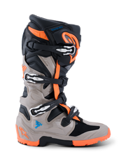 Alpinestars Tech 7 Enduro Boots Black/Warm Grey/Orange Fluo Video thumbnail