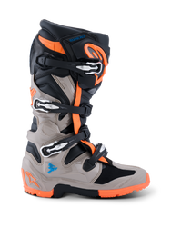 Alpinestars Tech 7 Enduro Boots - Black/Warm Grey/Orange Fluo