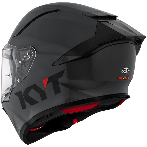 KYT R2R Plain Helmet - Gorilla Grey