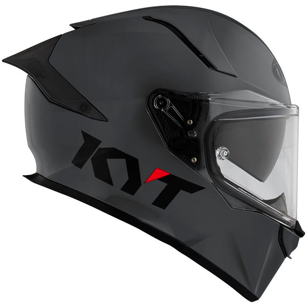 KYT R2R Plain Helmet - Gorilla Grey