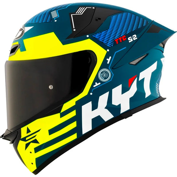 KYT TT Revo E06 Fuselage Matt Yellow Helmet