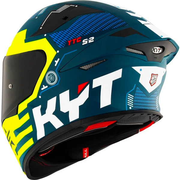 KYT TT Revo E06 Fuselage Matt Yellow Helmet