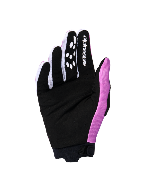 Alpinestars Stella Full Bore V2 Gloves White Fluro-Pink Black - back
