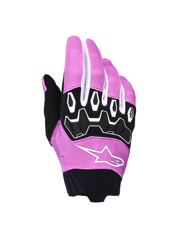 Alpinestars Stella Full Bore V2 Gloves White Fluro-Pink Black - front
