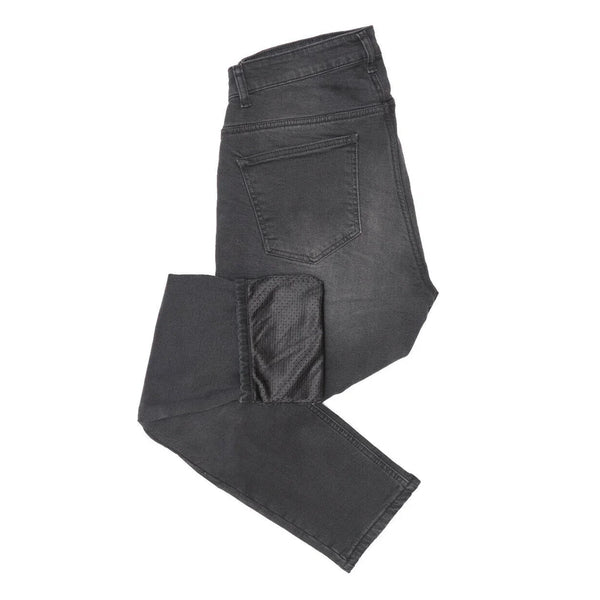 Tuff gear ladies Black jeans folded on a white background