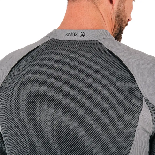 Knox Tor Armoured Shirt light grey rear mesh panel detail