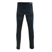 Tuff Gear premium straight fit black motorcycle jeans rear view Video thumbnail