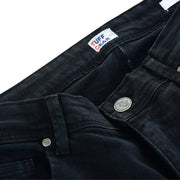 Tuff Gear premium straight fit black jeans waistband detail Video thumbnail