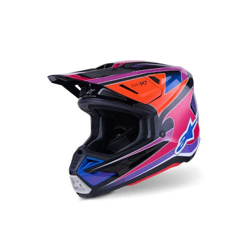 Alpinestars (Mx26) SM7 Deed Helmet Blue-Purple