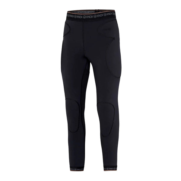 Knox Action Pro Unisex motorcycle armoured trousers front view in black