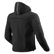REVIT Afterburn H2O jacket rear view black commuter motorcycle jacket waterproof design Video thumbnail