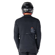 Alpinestars AMT-8 black motorcycle jacket on rider back view touring fit Video thumbnail
