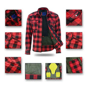 Tuff Gear motorcycle kevlar shirt product feature collage Video thumbnail