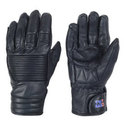 Cafe Racer waterproof and windproof winter motorcycle gloves, front and back view Video thumbnail