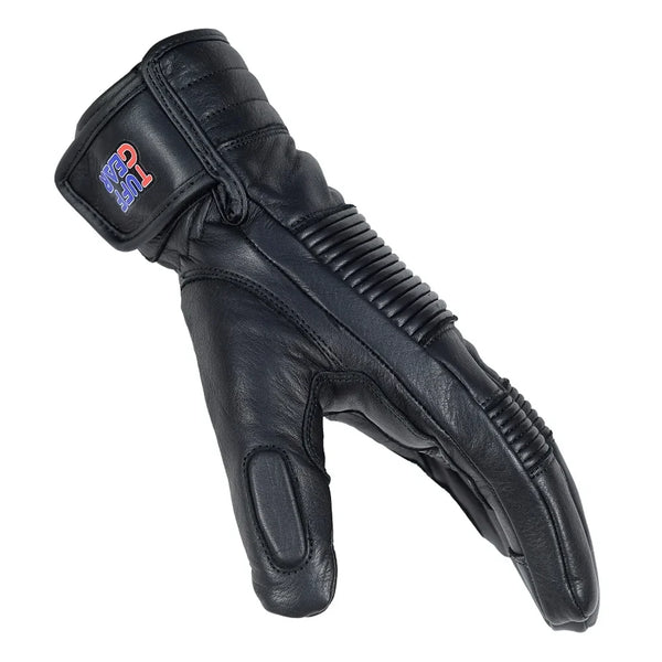 Cafe Racer waterproof winter motorcycle glove, side view