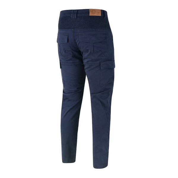 Tuff Gear motorcycle cargo chino pants rear view