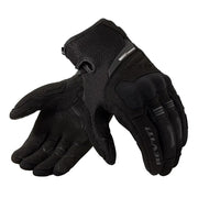 REV'IT! Cavern black motorcycle gloves pair Video thumbnail