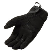 REV'IT! Cavern black motorcycle gloves palm view Video thumbnail