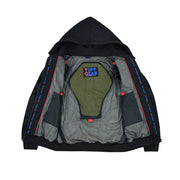 Tuff Gear Motorcycle Hoodie Lined with “DuPont™ and Kevlar® - Black Video thumbnail