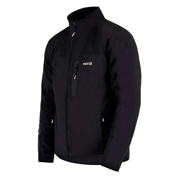 Knox Dual Pro 3 in 1 motorcycle jacket black front view