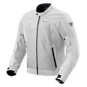 REVIT Eclipse 2 motorcycle jacket silver front view summer riding gear mesh jacket Video thumbnail