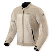REVIT Eclipse 2 motorcycle jacket sand front view lightweight mesh riding jacket Video thumbnail