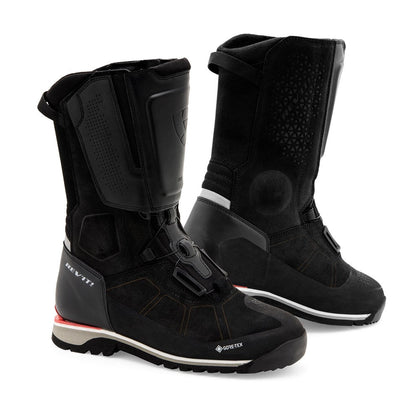 REV'IT! Discovery GTX Boots Black Pair Front Three Quarter View