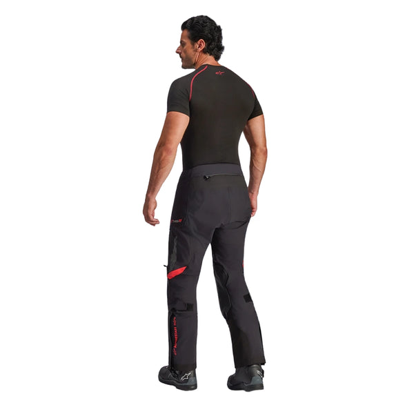 Alpinestars Halo Pro DS XF Laminated motorcycle pants rear three-quarter riding view