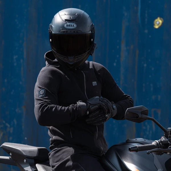 Knox Handroid Pod Gloves MK5 motorcycle rider wearing gloves