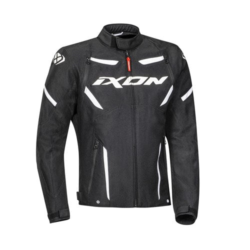 IXON STRIKER JACKET BLACK & WHITE
