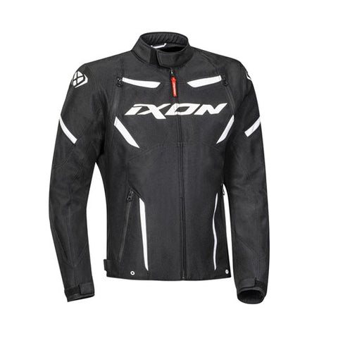 IXON STRIKER JACKET BLACK & WHITE