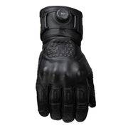 Knox Coniston black motorcycle glove back view Video thumbnail
